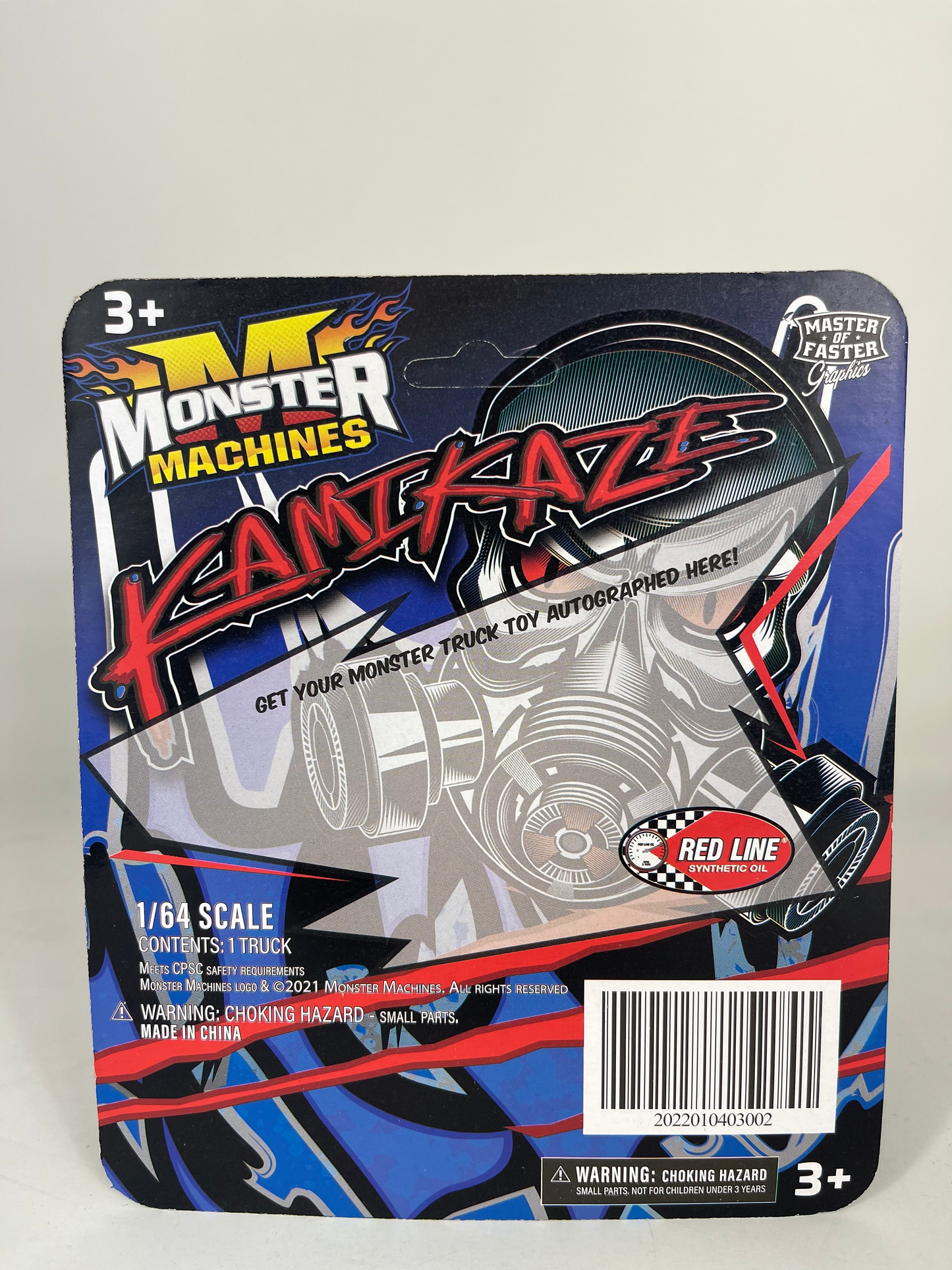 Kamikaze Monster Truck Toy 1:64