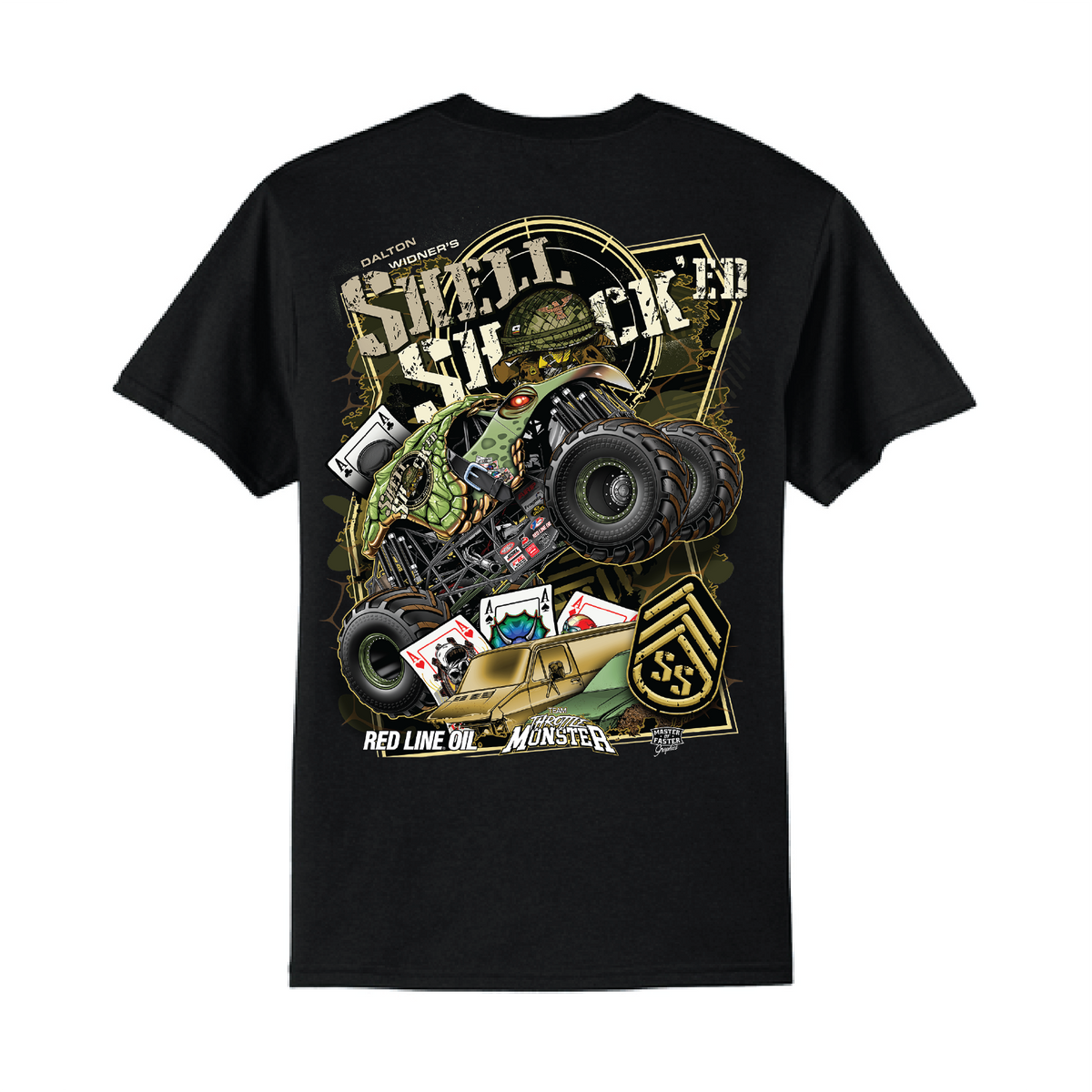 Adult Shell Shock'ed Black Shirt