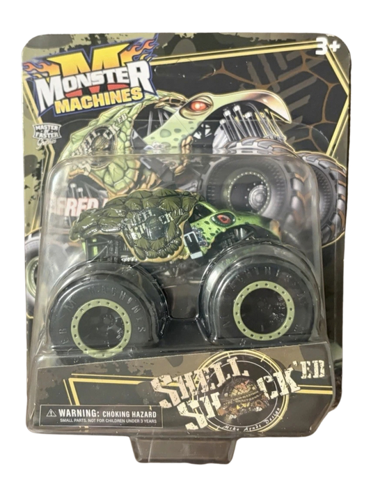 Shell Shock'ed Monster Truck Toy 1:64 Scale Die-Cast