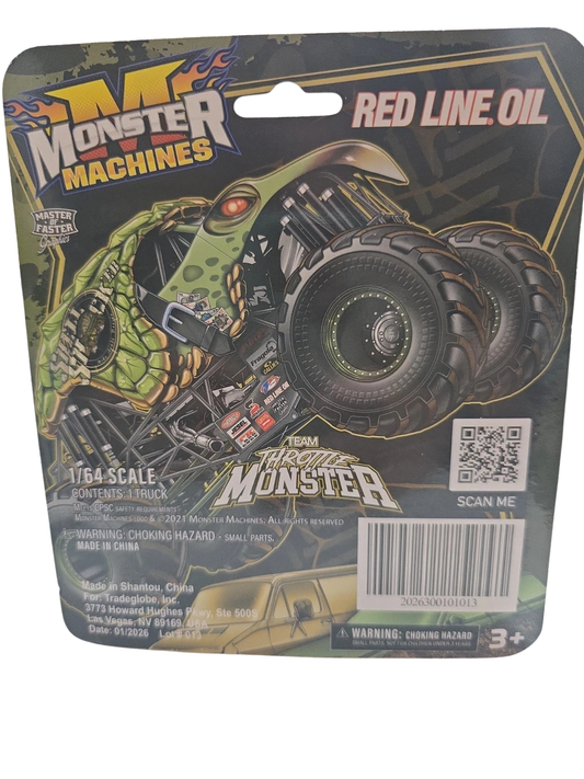 Shell Shock'ed Monster Truck Toy 1:64 Scale Die-Cast