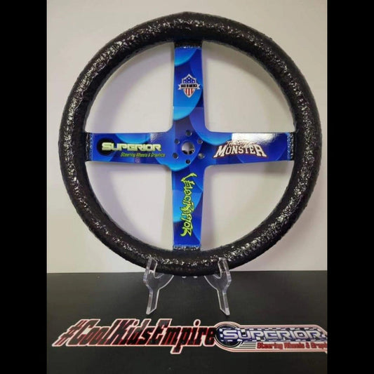 Velociraptor Blue Steering Wheel