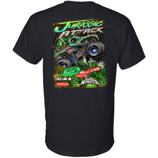 Adult Jurassic Attack Black Shirt