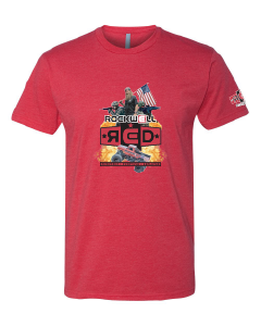 Kid's Rockwell R.E.D Red Shirt Front