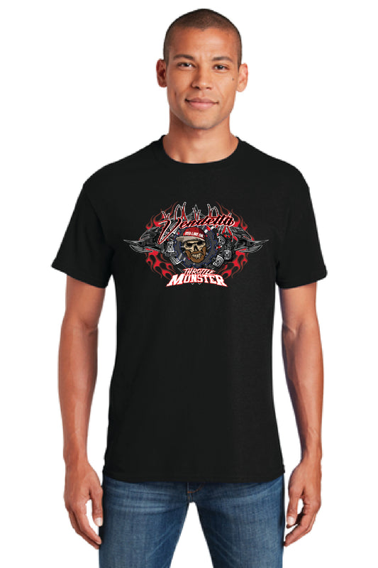 Adult Vendetta Black Shirt Front