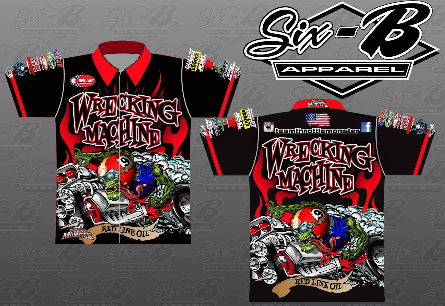 crew shirt wrecking machine