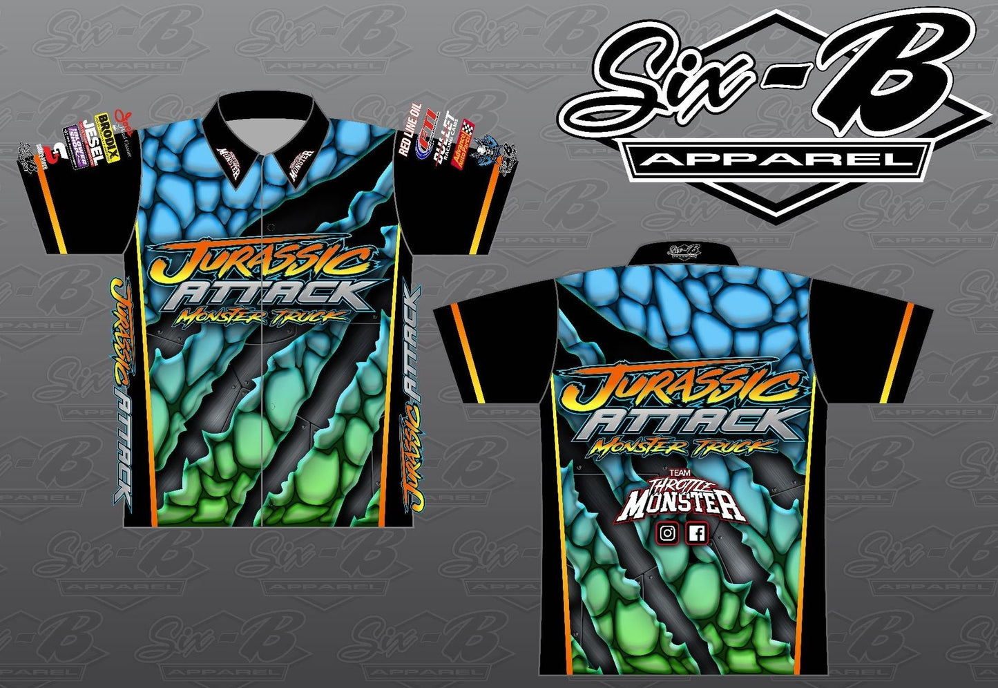 Crew Shirt Jurassic Attack
