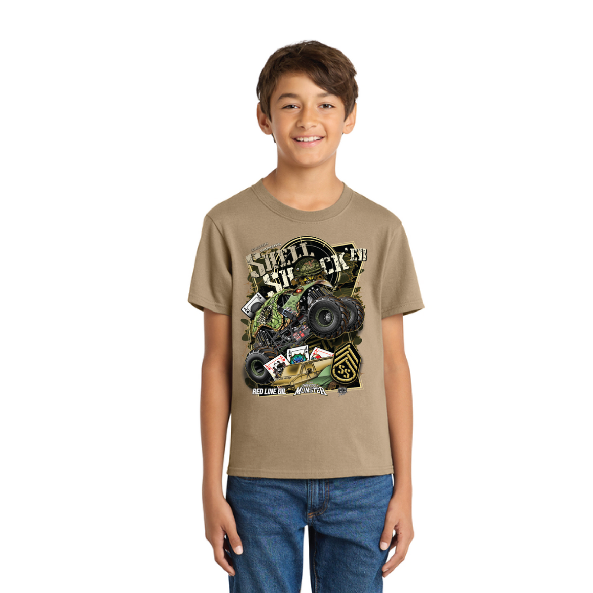 Kid's Shell Shock'ed Tan Shirt