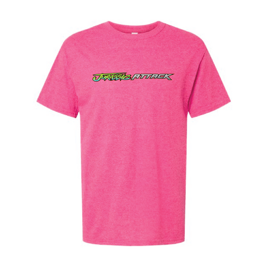 Adult Jurassic Attack Pink Shirt