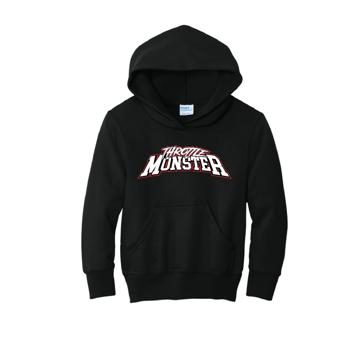 Adult Team Throttle Monster Black Hoodie