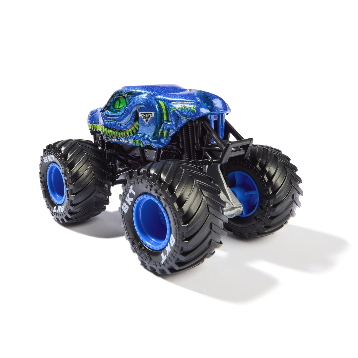 Velociraptor Blue Spin Master Monster Truck Toy 1:64