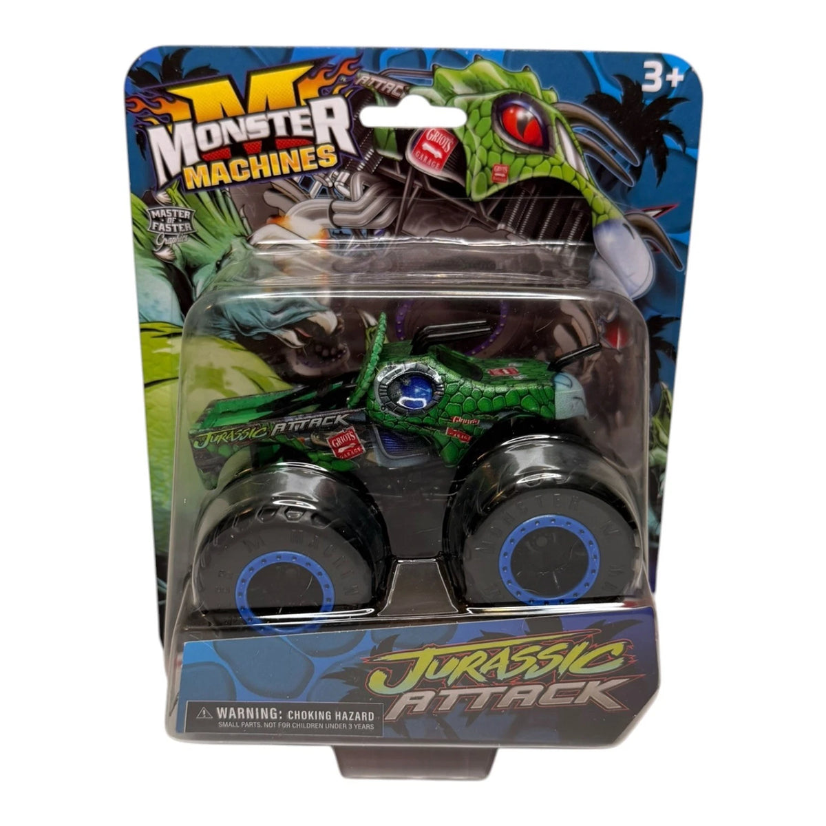 Jurassic Attack Monster Truck Toy 1:64