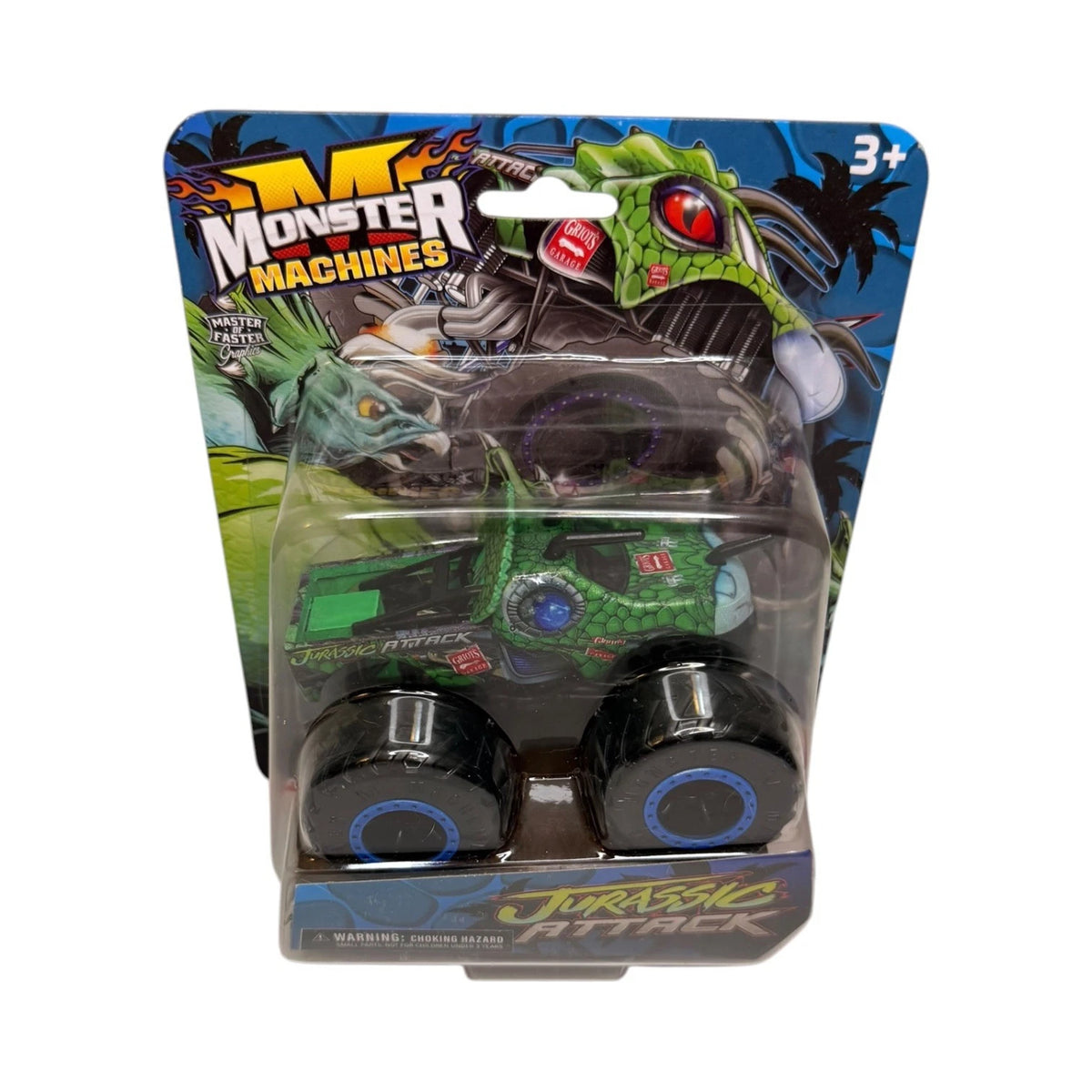 Jurassic Attack Monster Truck Toy 1:64