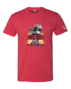 Adult Rockwell R.E.D Red Shirt Front